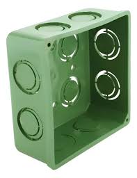 Caja Cuadrada 4x4 PVC Argos