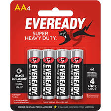 Pila AA Everready - Blíster con 4 Piezas