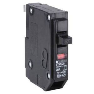 Interruptor Termomagnético 120V/240V 20A 10kA 1 Polo BTICINO
