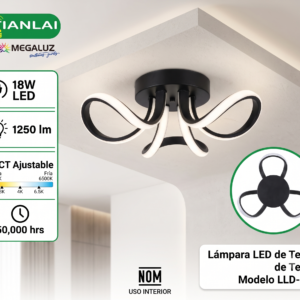 Luminaria Negra Moderna